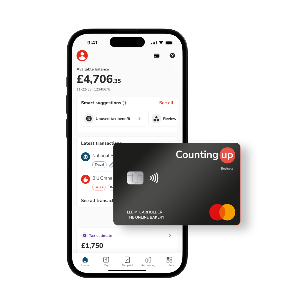 Countingup card and app