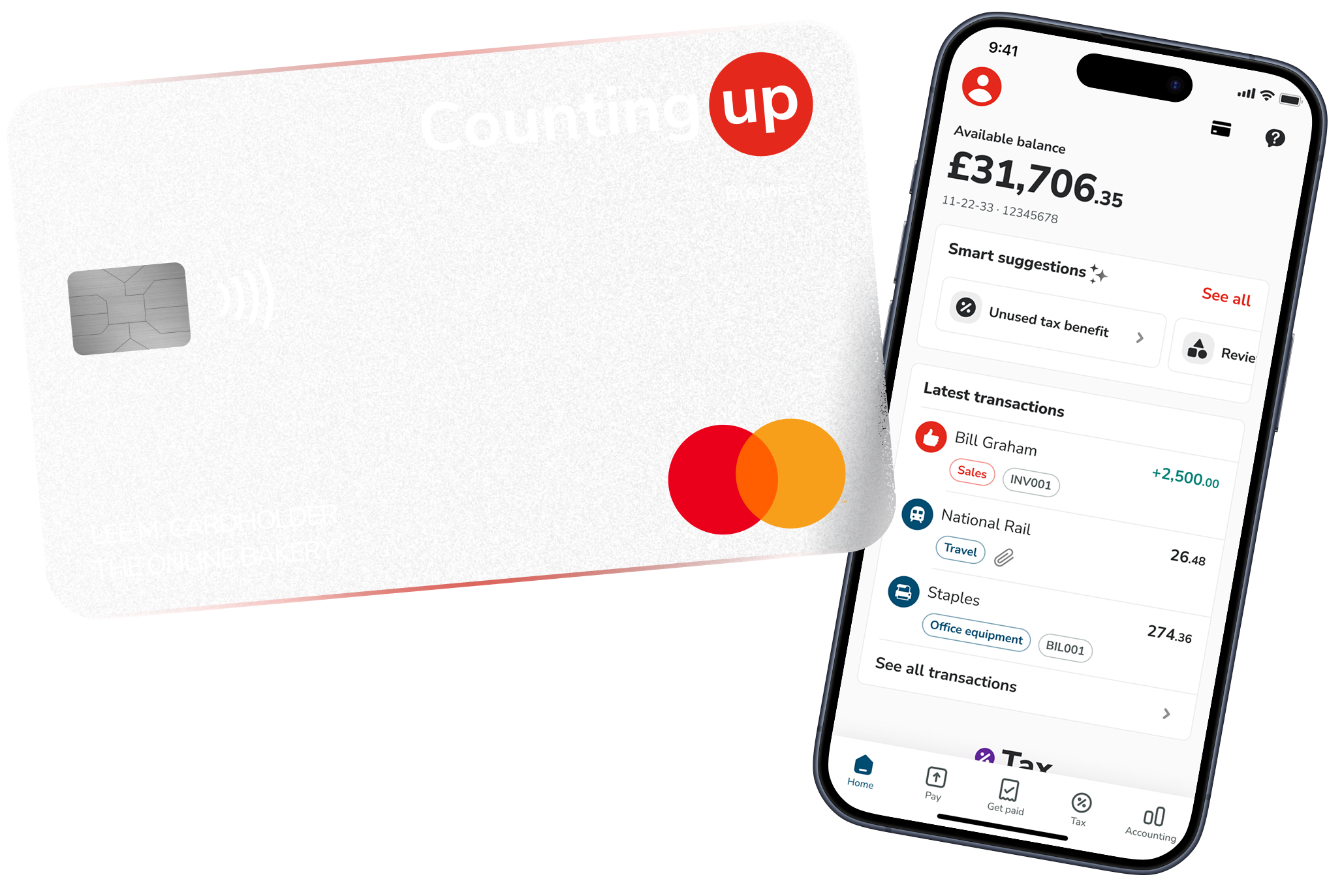 Countingup card and app